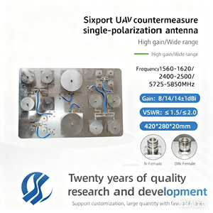Interféromètre portable multi-bandes Sheng Chao LYFH-01-9358 433-5.8G à montage plat, multi-ports, multi-bandes, pour UAV/détection, à gain élevé LYFH-01 - Product Image 2