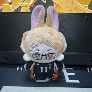 Porte-clés en peluche douce Kawaii Anime Haikyu Volleyball Hinata Shoyo <span class=keywords><strong>Kageyama</strong></span>, 10 cm, 4 designs mignons, pour sac à dos - Product Image 4