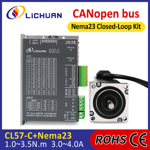 Lichuan 1000PPR DC24V ~ 50V 3/4A kademe motoru kontrolörü 1/1.5/2/<span class=keywords><strong>2.2</strong></span>/3/3.5N.m 2 fazlı Nema23 kapalı döngü step Motor sürücüleri kiti - Product Image 2