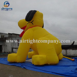 <span class=keywords><strong>Ballon</strong></span> de <span class=keywords><strong>chien</strong></span> gonflable jaune mignon 6m, haut, personnalisé, <span class=keywords><strong>pour</strong></span> les événements, 1 pièce - Product Image 4