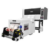 I1600 Impresora DTF de 2 cabezales de alta velocidad Digital fácil de usar 30cm A3 PET película tela camiseta automática A1 impresión XP600 para Flex
