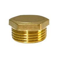 Accessoires de tube en laiton de filetage de plomberie en cuivre complet personnalisé tuyau d'eau capuchon de carlin écrou de joint d'extrémité tête aveugle raccord de mamelon de tuyau
