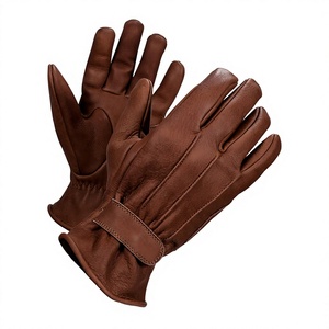Gants de moto en cuir sur mesure avec logo personnalisé pour homme, vente en gros - Product Image 1