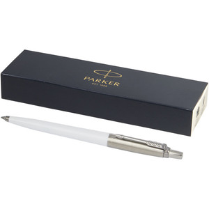 Penna a Sfera Parker Jotter Riciclata Personalizzabile con Corpo in Metallo Arancione e Larghezze di Scrittura di 0,5mm e 1,0mm, Inchiostro Nero - Product Image 1