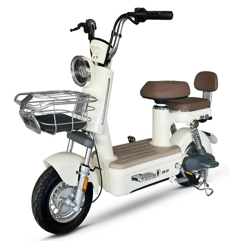 48 V 400 W günstiges Elektro-Stadtfahrrad mit Motorradsitz Elektrofahrrad Hybridfahrrad Elektrofahrrad für Erwachsene