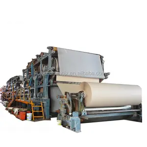 Small Output 10T Waste Recycling Paper full line Kraft Paper Jumbo Width Cylinder Mould Make Liner Paper Make Machine Of Sale