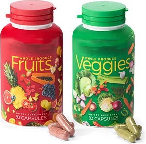 Whole Food Supplement with Superfood Fruits and Vegetables for Women, Men, and Kids - 90