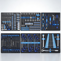 Kit d'outils de formation pour mécaniciens débutants en acier au carbone 245 pièces, ensemble de clés à douilles manuelles de base pour la réparation automobile, idéal pour la formation professionnelle