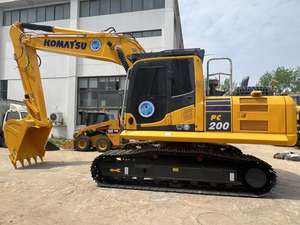 Komatsu PC200 d'occasion à chaud Pelle hydraulique sur chenilles 20 tonnes Forte puissance Bonne condition Prix bon marché - Product Image 2