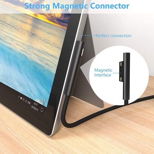 อะแดปเตอร์แล็ปท็อปคุณภาพสูง 102W/127W 15V 8A 5V 1.5A ใช้ได้กับ Microsoft Surface Pro 9 <span class=keywords><strong>8</strong></span> 7/6/5 พร้อมสาย DC - Product Image 4