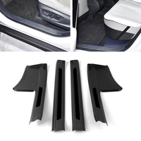 Accessoires intérieurs en acier inoxydable pour TOYOTA BZ4X : Protection de seuil de porte, bande de bienvenue, protection de coffre, patch de pare-chocs arrière