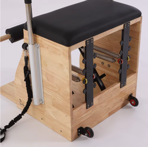 Chifory Customized Home Pilates Exercise Reformer Equipment Durable Oak Wunda Pilates <b>Chair</b> For Studio - Product Image 5