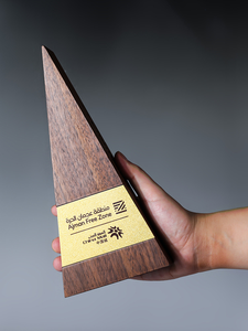 بيع بالجملة مخصص مجاني تصميم شعار تذكار خشبي الكريستال الخشب الكأس - Product Image 2