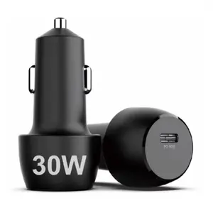 Tùy chỉnh sản phẩm 30 Wát Car Charger cổng duy nhất USC C Car Charger hỗ trợ Logo tùy chỉnh