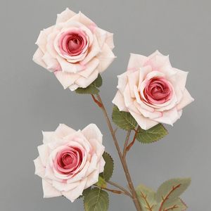 Lavande rose artificielle résistante aux UV Kits de bricolage pour faire-part de mariage de boutons de roses miniatures pour l'extérieur - Product Image 6