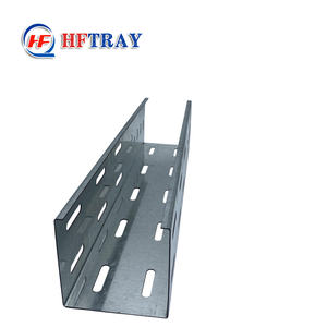 Plateau de câblage industriel perforé galvanisé à chaud de 300 mm, robuste et étanche, vente en gros d'usine - Product Image 5