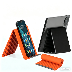 Nuovo Supporto Flessibile Pieghevole in Silicone 2026, Universale per Tablet/Laptop, Supporto Creativo da Viaggio per Smartphone - Product Image 1