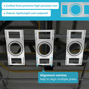 एलईडी पैनल लाइट के लिए मॉड्यूलर लौह माउंट ड्रॉप छत तैयार त्वरित-रिलीज डिजाइन - Product Image 4