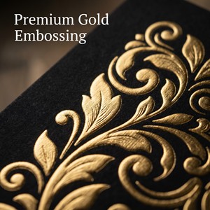 OEM Black Core Playing Cards Custom Logo Gold Foil Embossed Glossy Blank Printed Card <strong>Deck</strong> With Box - Product Image 2
