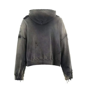 <span class=keywords><strong>Felpe</strong></span> <span class=keywords><strong>con</strong></span> cappuccio da <span class=keywords><strong>uomo</strong></span> <span class=keywords><strong>con</strong></span> lavaggio acido personalizzato OEM Full <span class=keywords><strong>Zip</strong></span> up <span class=keywords><strong>con</strong></span> Design oversize in cotone di alta qualità produttori di <span class=keywords><strong>felpe</strong></span> Streetwear da <span class=keywords><strong>uomo</strong></span> - Product Image 2