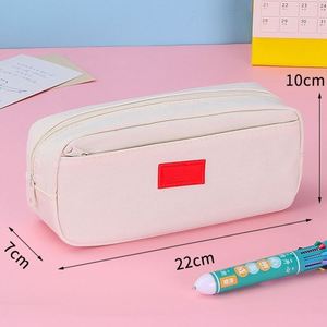New Simple Large Capacity Pencil case High Quality Pencil <b>Bag</b> Student Stationery <b>Bag</b> Stain Resistant Custom Pencil case - Product Image 2