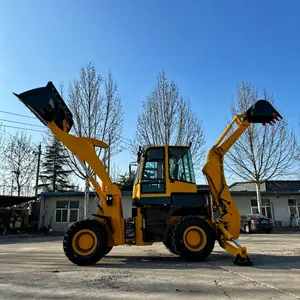 New Mini retroexcavadora trang trại máy kéo backhoe loader 4*4 máy xúc nhỏ với CE EPA động cơ