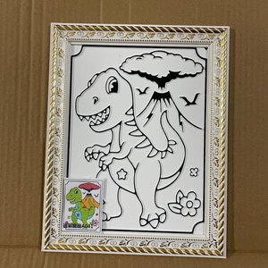 Peinture DIY de <span class=keywords><strong>dessin</strong></span> animé, peinture acrylique à la main, cadre photo, décoration de salon, peinture de personnage d'<span class=keywords><strong>anime</strong></span> en diamant, kits de peinture - Product Image 4