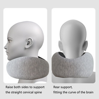 Großhandel maßge schneiderte zervikale ortho pä dische Memory Foam u Form Flughafen Nackens tütz kissen zur Linderung von Nackens ch merzen