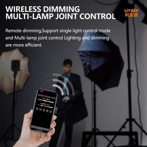 YSKE ad alta potenza 230-330W luci di riempimento per <span class=keywords><strong>fotografia</strong></span> 2700-6500k luci in metallo Live Streaming con supporto OEM - Product Image 6