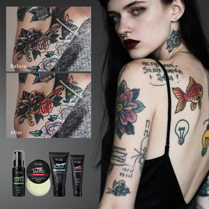 Savon vert professionnel pour tatouages, solution nettoyante tout-en-un pour soins post-tatouage et piercing, mousse nettoyante non irritante pour tatouages - Product Image 4