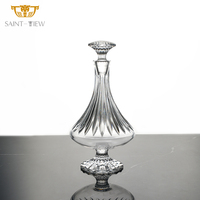 Bouteille de carafe élégante en cristal, à utiliser pour le vin et le parfum, décoration parfaite pour la maison dans l'armoire à vin