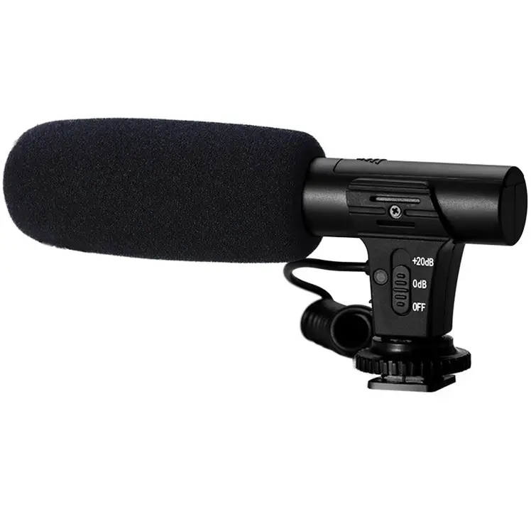 Профессиональный MIC-05 интервью микрофон Гиперкардиоидный для фото-и видеокамеры Открытый ПК запись hi-fi звук HD 3,5 мм Джек микрофон