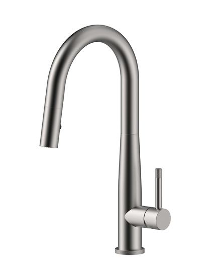 304 Stainless Steel Finish Kitchen Faucet