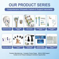 Kit d'instruments orthopédiques ALPS-S pour animaux de compagnie, instruments chirurgicaux vétérinaires pour la reconstruction des fractures osseuses chez le chien, le chat et autres animaux.