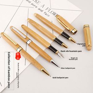 Ensemble de stylos en bois et bambou du fabricant, vente en gros, stylo à bille, ensemble cadeau créatif culturel, gravure de logo, modèle 611 - Product Image 2