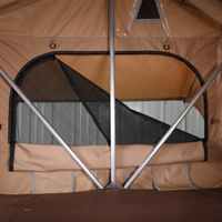 Tente de toit souple extensible pour voiture familiale 4x4, camping, randonnée, grande capacité, légère