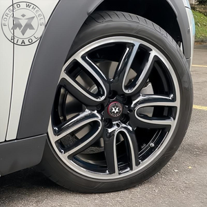 Viaol Nouvelle jante de roue en alliage d'aluminium forgé noir, face usinée, PCD 5x112 5*120, jante de voiture pour BMW <span class=keywords><strong>MINI</strong></span> CABRIO <span class=keywords><strong>JCW</strong></span> Clubman Cooper - Product Image 2