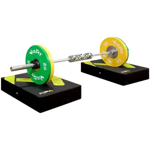 Esterilla de levantamiento de pesas, equipo de gimnasio, almohadillas antichoques, mancuernas, novedad