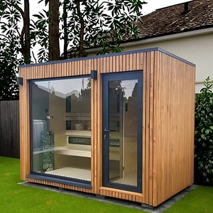 <span class=keywords><strong>Sauna</strong></span> de Jardín de Madera para 4 Personas con Ducha y Panel de Combustión - Product Image 5