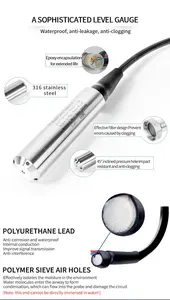 משדר מפלס נוזלים טבול לניטור מיכלים ובארות חיישן מפלס מים <span class=keywords><strong>4</strong></span> <span class=keywords><strong>20mA</strong></span> RS485 - Product Image 6