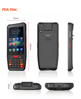Collecteur de données mobile industriel robuste avec scanner PDA Android 12, lecteur NFC 4G, collecteur de données industriel PDA