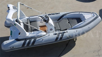 Tube d'air en fibre de PVC de 19 pieds pour activités nautiques pour bateau de plage Moteur hors-bord Sport Yacht Nervure gonflable-580 Markdown Sale