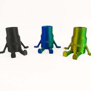 Figurina da Scrivania Stampata in 3D, Modello di Personaggio con Attacco da 10mm per Decorazione Computer - Product Image 3