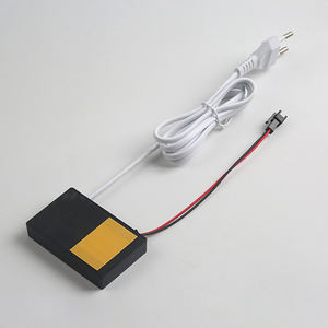 Shinechip personalizzabile <span class=keywords><strong>specchio</strong></span> nero LED Touch Dimmer interruttore 110V-240VAC trasformatore di alimentazione 12W interruttori induttivi ingresso - Product Image 4