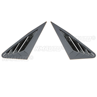 2PCS Cache-vitre arrière de voiture pour Audi A4 S4 B8 Sedan 2009-2016 Quater Window Ouvers Side Vent Trim Car Styling