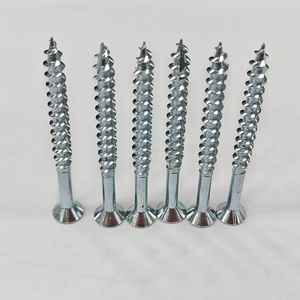 Vis à tête plate de haute qualité en acier C1022, finition CR3+ zinc # Vis à tête ronde cruciforme de style PB de 8 2 pouces - Product Image 6