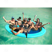 Summer Hotsell Hamac d'eau gonflable en PVC pour plusieurs personnes Profitez de la fraîcheur du temps flottant Aqua Hamac gonflable flottant Lounger