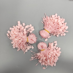 Tăng Cường Có Thể Tái Chế Và Tái Tạo Trang Phục Nhãn Treo Tag Chuỗi Bông Chuỗi Khóa Cho Vớ Khăn Quần Áo Treo - Product Image 4