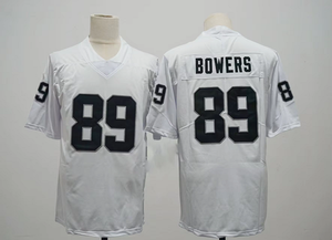 เสื้อเจอร์ซีย์ฟุตบอลอเมริกันปักลาย #2 jeanty #89 Bowers #17 adams Las Vegas Raiders - Product Image 5