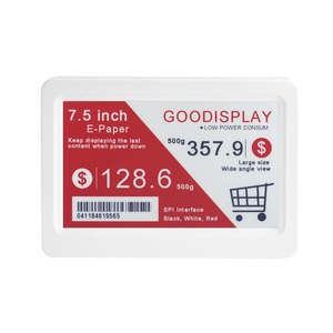 Étiquette de rayon électronique rouge de 7,5 pouces, écran couleur E-ink USB ou WIFI, GDU075R1/GDP075RW1 - Product Image 6